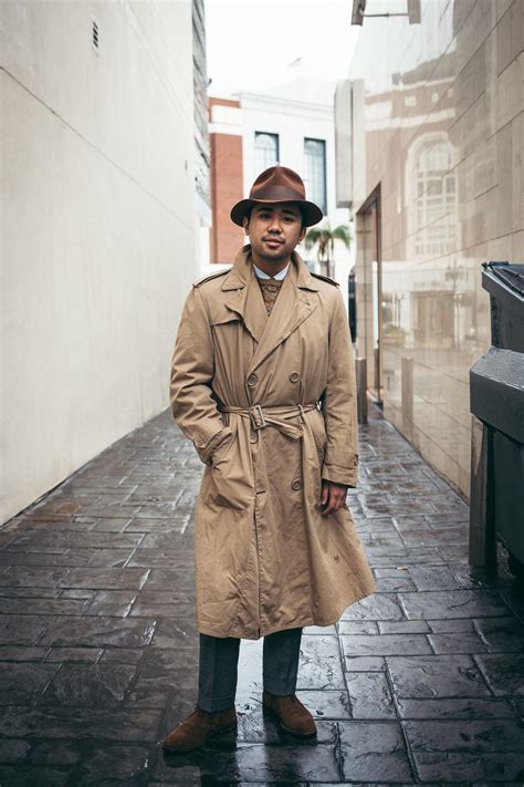 vintage trenchcoat